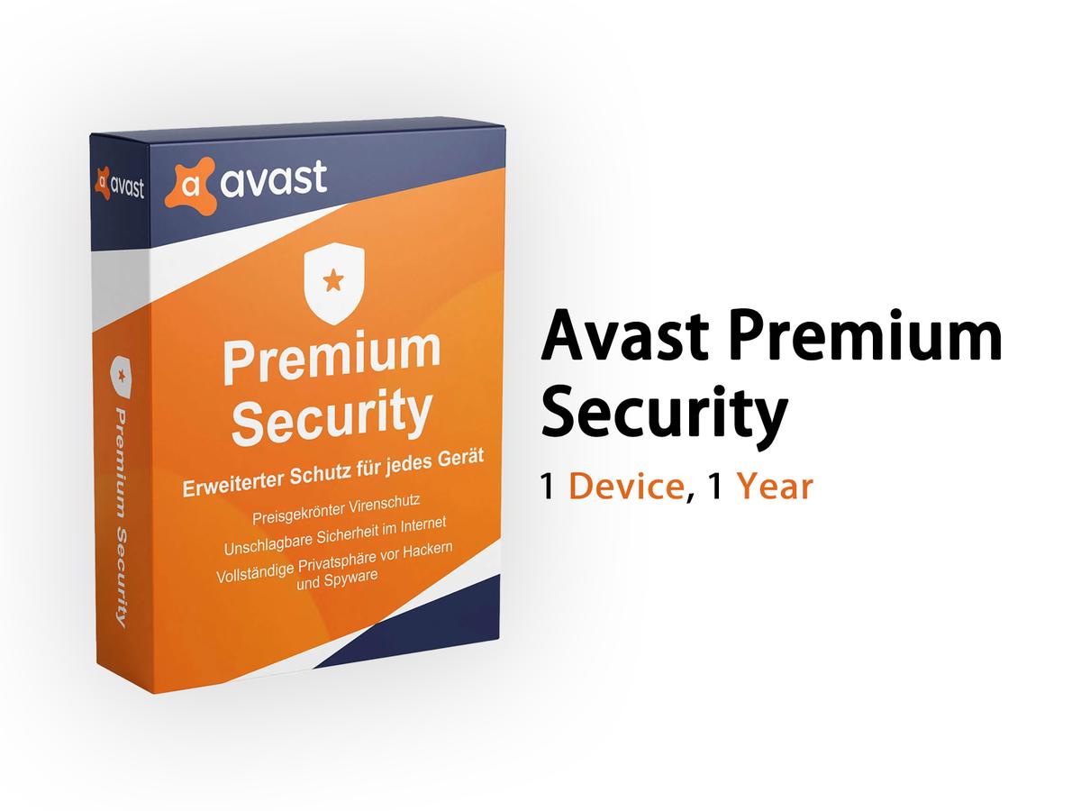 Avast Premium Security 1 Device 1 Year